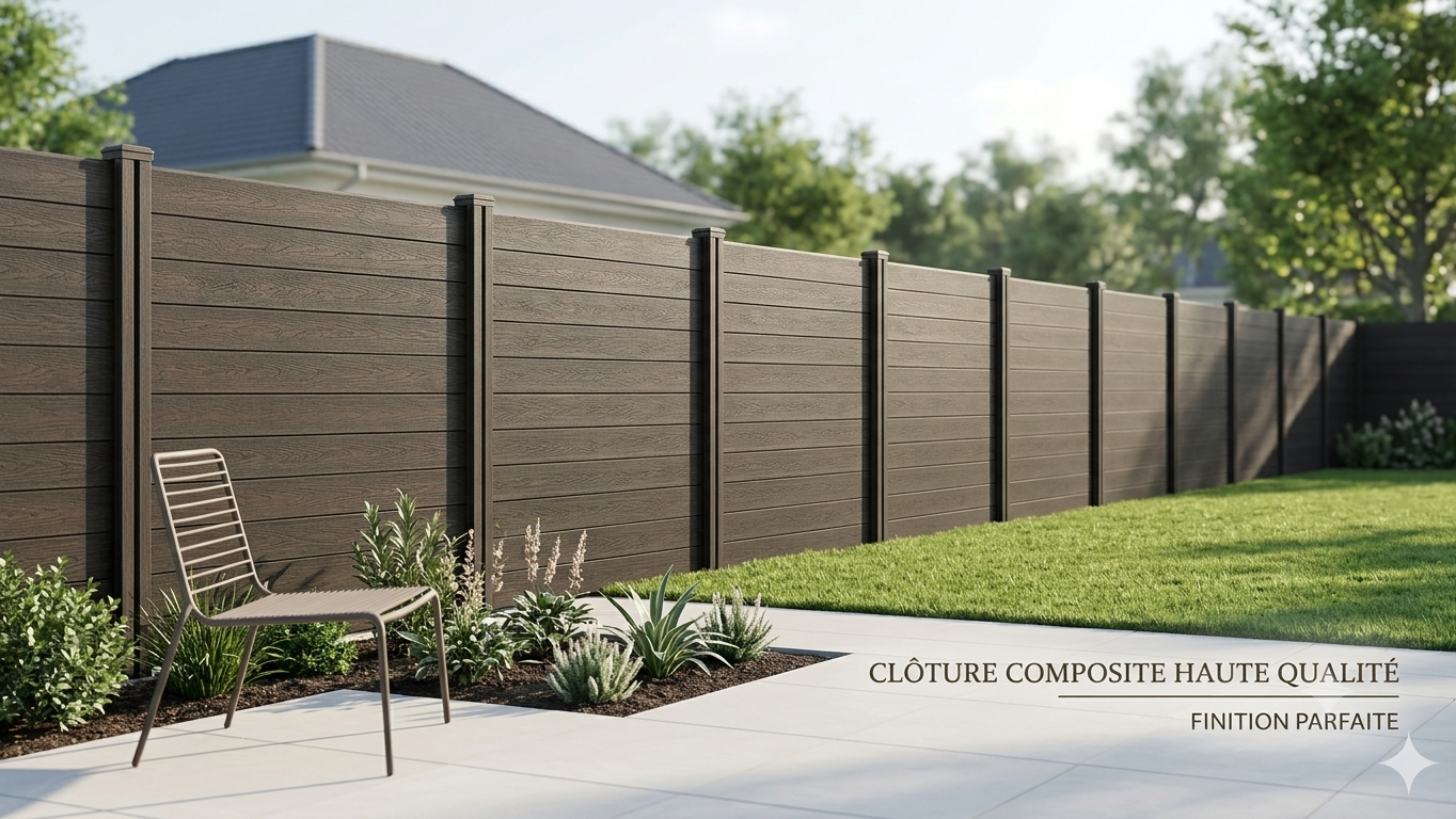 Kit de clôture avec 16 panneaux pour 30.4m sur 1M80 de hauteur