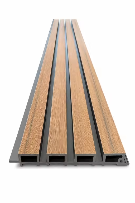 Bardage claire-voie composite DIHWAT XL – 219 × 26 × 2 900 mm | Haute qualité Poplar flow pattern